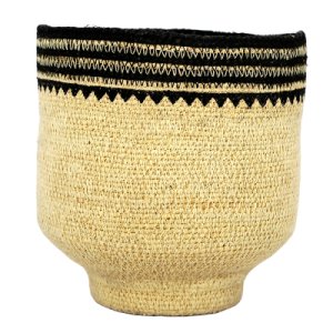 Corbeille dentelle jonc de mer 